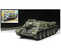 Zvezda Kit maquette SU-100 1:35 – Chasseur de chars soviétique WWII – Plastique
