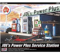 Kit En Plastique De Station-Service Joe's Power Plus Modèle 1:24 ACADEMY