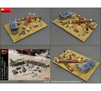 Kit En Plastique D'Outils Et D'Équipement Ferroviaire 1:35 Modèle MINIART