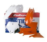 Polisport Mx Ktm Sx85 06-12 Oem 11-12 90451 Plastics Kit Blanc,Orange