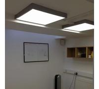 Kit en Saillie NOIR pour Panneau LED 60x60 Slim - SILAMP