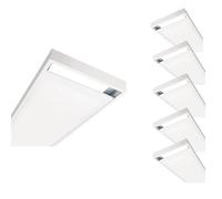 Kit en Saillie pour Dalle LED Slim 120x30 - Pack de 6 / Blanc