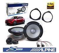 Kit Enceintes Alpine S2-S65C Anterieures 2 Voies 165Mm 240W Pour ALFA JUNIOR