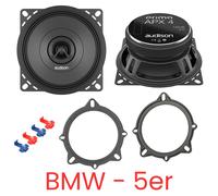 Audison APX 4 - Paire de Haut-parleurs coaxiaux 2 Voies 100 mm, 120W Max, cône en Fibre pressée pour réponse linéaire