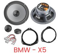 Kit enceintes Hertz UNO K 165 Compo compatibles pour BMW X5 - E53