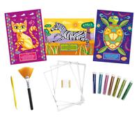 Kit Enfant Paillettes 3 Tableaux Animaux