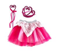 Kit enfant - Petite Princesse - Fée Fuchsia - Tutu - Diadème - Baguette