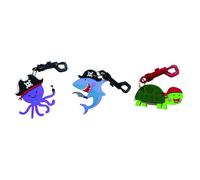 Kit enfant Porte-clefs Pirate : 18 formes mousse pour créer 3 porte-clés