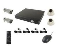 Kit Enregistreur Numérique 4 Caméra de Vidéosurveillance Capteur 1 3 Sony 500Tvl YONIS Noir G