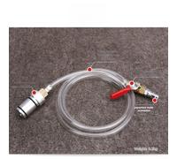 Kit Entonnoir Remplissage Double Joint Étanche Transparent | Valve admission air réglable, contrôle flux pour précis, nettoyage cylindre pour efficace, tuyau flexible inclus