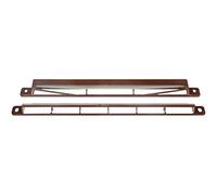 Kit entrée d'air et capuchon de façade marron HF2236 Nicoll