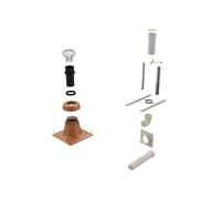 Kit entrée murale RENOLUX CONDENSATION 110/160mm - - 290336