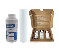 Kit Entretien Adoucisseur D'eau - Test Th Avec Nettoyant Résine Et Cartouche Microfibre 9""3/4