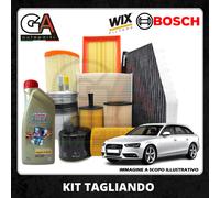 KIT Entretien Audi A4 B8 8K 2.0 Tdi Huile castrol edge FST Titane 5w-30 5 Litres