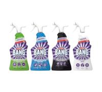 Kit Entretien Complet Sprays Cillit Bang Expert : Dégraissant + Salle de bains + Moisissures + Javel