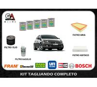 KIT Entretien Fiat Bravo 2 2007 1.9 JTD Multijet 110 88kw 120cv 5l Selenia 5W40