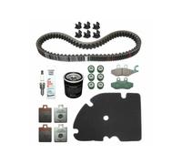 Kit Entretien Maxiscooter Origine Piaggio Mp3 250 Lt 2008+ (Avec Guides Variateur) -1r000381-
