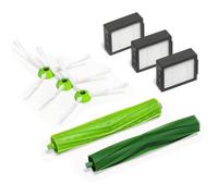 Kit entretien Roomba séries i & e (i7, i7+, E5, E6) - 3 brosses latérales, 2 brosses multisurface, 3 filtres