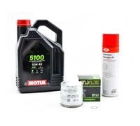 Kit Entretien Vidange pour BMW R 850 R de 1994 à 2002 - MOTUL 5100 10W40 4L