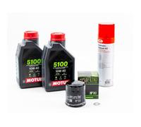 Kit Entretien Vidange pour KAWASAKI Z 400 de 2019 à 2020 - MOTUL 5100 10W40 2L