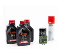 Kit Entretien Vidange pour YAMAHA XP 560 TMAX de 2022 à 2024 - MOTUL 7100 10W40 3L