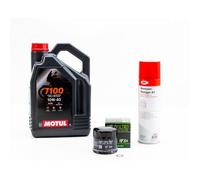 Kit Entretien Vidange Standard pour HONDA CB 600 F Hornet de 1998 à 2004 - MOTUL 7100 10W40 4L