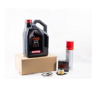 Kit Entretien Vidange Standard pour ROYAL ENFIELD HIMALAYAN 411 de 2016 à 2024 - MOTUL 7100 15W50 4L