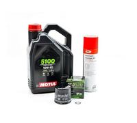 Kit Entretien Vidange Standard pour TRIUMPH Speed Triple 1050 de 2005 à 2021 - MTL 5100 10W40 4L