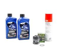 Kit Entretien Vidange Standard pour VESPA GTS 300 de 2008 à 2021 - E.LF SCOOTER 4 MAXI CITY 5w40 2L
