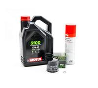 Kit Entretien Vidange Standard pour YAMAHA YZF-R1 1000 de 1998 à 2015 - MTL 5100 10W40 4L