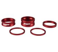 Kit entretoises de direction hope space doctor aluminium rouge