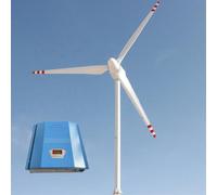 Kit éolienne 3 000 W - Générateur d'énergie éolienne de 1,4 m pour une utilisation hors réseau et sur réseau - Solution énergétique respectueuse de l'environnement