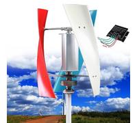 Kit éolienne verticale 14 000 W 12 V/24 V/48 V/110 V/220 V avec contrôleur pour applications énergétiques industrielles