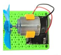 Kit Éolienne Verticale DIY 11cm ABS Vert | ABS , assemblage manuel, concept énergie verte, taille compacte, couleur verte attrayante