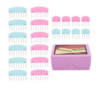 Kit Épingles à Bloquer Tricot 20 Pièces, Épingle Acier Inoxydable, 12 Grandes 8 Petites - Formage Précis, Gain de Temps, Crochet et Tricot pour Pulls, Écharpes, Châles