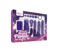 Kit érotique de jouets sexuels méga violet just for you, Largeur 330 mm, Longueur 261 mm, Profondeur 55 mm, Rayon Couple, Poids 0.930 Kg