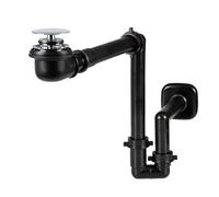 Kit espace salle de bain + bonde basse noire