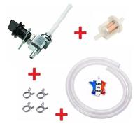 Kit Essence Peugeot 103 Fox Vogue Spx Rcx : Robinet + Collier Tube + Durite + Filtre A Carburant Moto Mobylette Cyclomoteur Moto