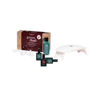 Kit essentiels semi-permanent LED Green Flash Dark Pansy Manucurist