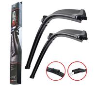 Kit essuie-glaces avant pour Ford Fiesta VII, Ford Puma SUV, Renault Captur II