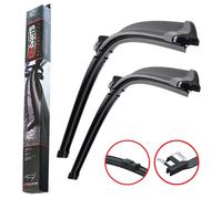 Kit essuie-glaces avant pour VW Bora/Golf 1J, Polo 9N/9A, Opel Astra H, Mazda