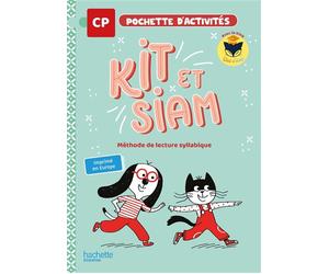 Kit et Siam - Méthode de lecture CP - Pochette élève Edition 2023 - Françoise Clairet - Hachette Education - broché - Scolaire / Universitaire