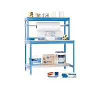 - Kit Etabli 1440x1500x750mm - BT-4 1500 BLEU/BOIS