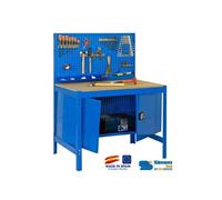 - Kit Etabli avec un verrou 1440x900x600mm Charge 400 Kg - BT2 LOCKER 900 BLEU