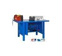Simon Rack - Kit Etabli avec un verrou 830x1500x730mm Charge 800 Kg - BT-6 METAL LOCKER 1500 BLEU Bleu G