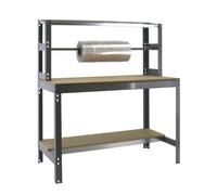Kit établi Bricolage - 1445x1510x760 - 3 niveaux Bois - SIMON RACK - 8435104931974