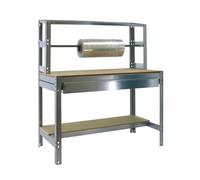 Kit établi Bricolage - 1445x1510x760 - 3 niveaux Bois - SIMON RACK - 8435104932704