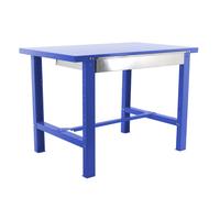 Kit établi mobile Bricolage - 830x1500x730 - 1 niveau Bleu - SIMON RACK - 8435104938508