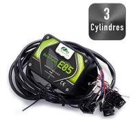 KIT Ethanol Flex Fuel - E85 - Bioethanol - 3 cylindres [CONNECTEURS Bosch EV1] + Interface de Diagnostic ELM327 USB - CONVERSION E85