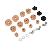 Kit EVA Accessoires de Remplacement, pour Cymbales de Batterie | Feutres, Manchons, Rondelles, Base et Écrous à Ailettes, Usage Maison ou Cours, pour Stands